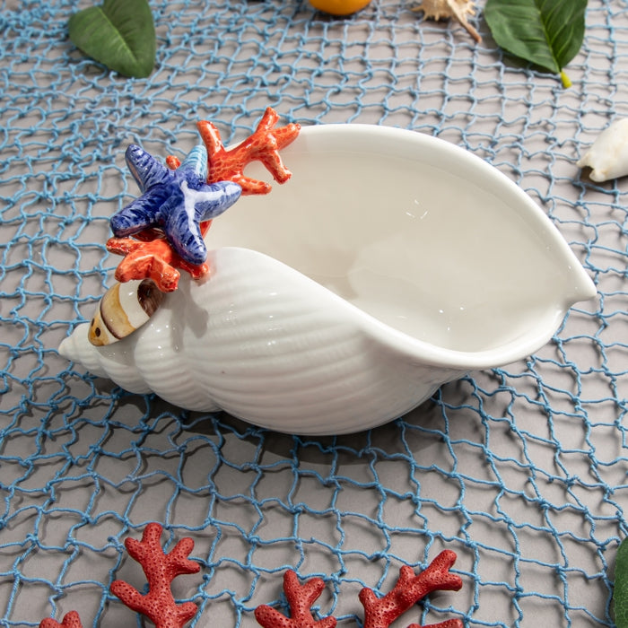 SEAFRUIT SHELL BOWL FRUIT 20CM (202029193)