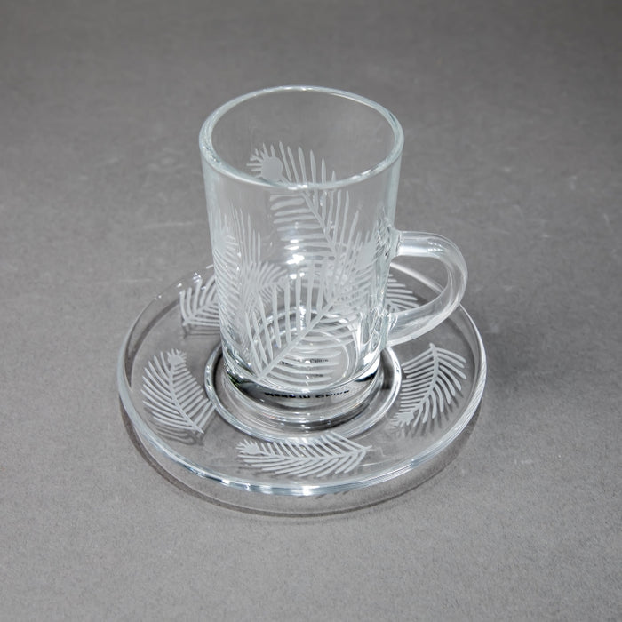 NABEISI-SET/6PCS TEACUP&SAUCER SLV (202016512)