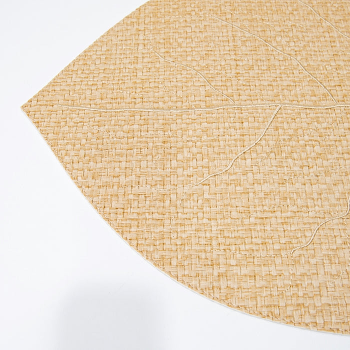LEAF PLACEMAT RAFYA YELLOW (202055067)