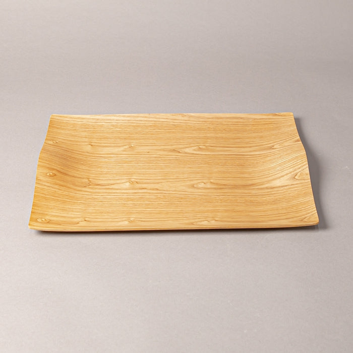 WOODEN TRAY V-HANDLE 50CMX36CM NATURAL (202107425)