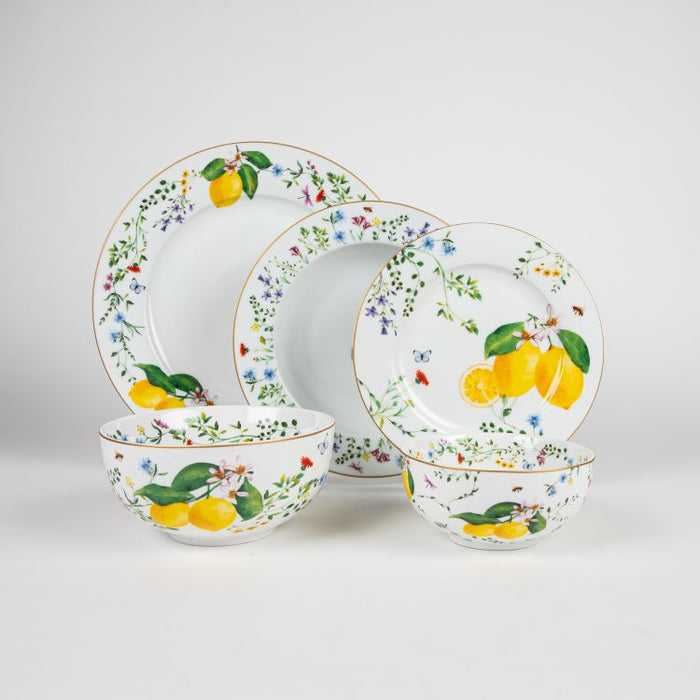 FLEURS CITRONS PORCELAIN SIDE PLATE 19CM (202073343)