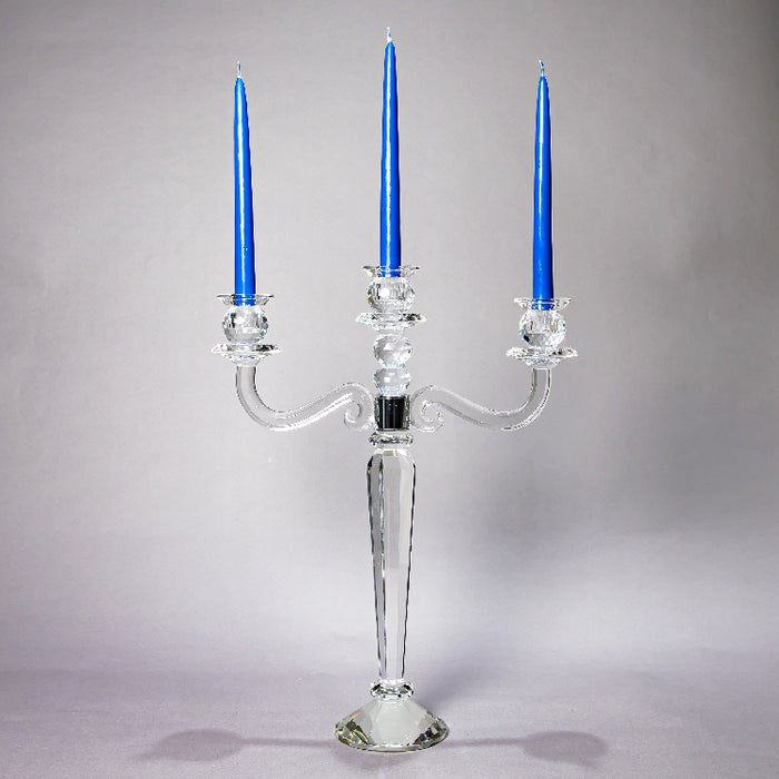 CRYSTAL CANDLE HOLDER 3 ARMS (418060105)