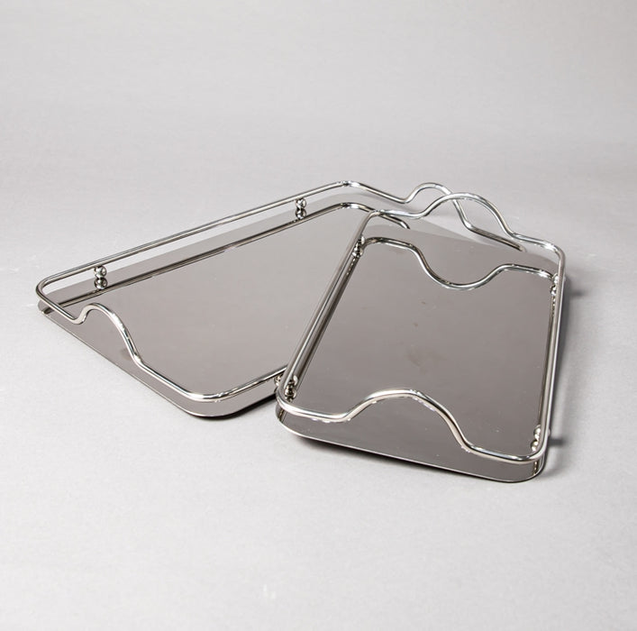 STEEL TRAY 35CMX20CM SILVER SMALL (202016351)