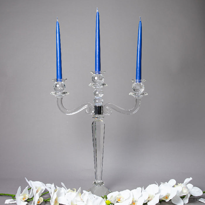 CRYSTAL CANDLE HOLDER 3 ARMS (418060105)