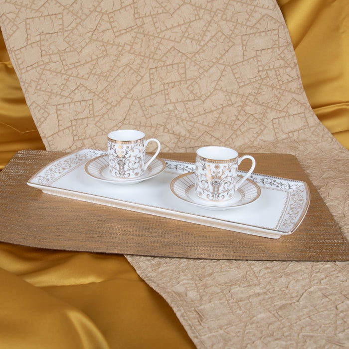 GOLDEN SET/2PCS COFFEE CUP&SAUCER 80ML (202073446)