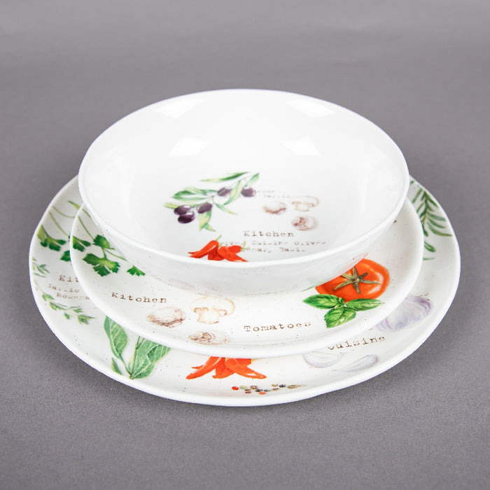 HOME & KITCHEN PORCELAIN DINNER PLATE 26CM (202072665)