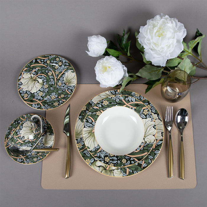 TAO HUI 20 PCS. DINNER SET GREEN FLOWERS (202024996)