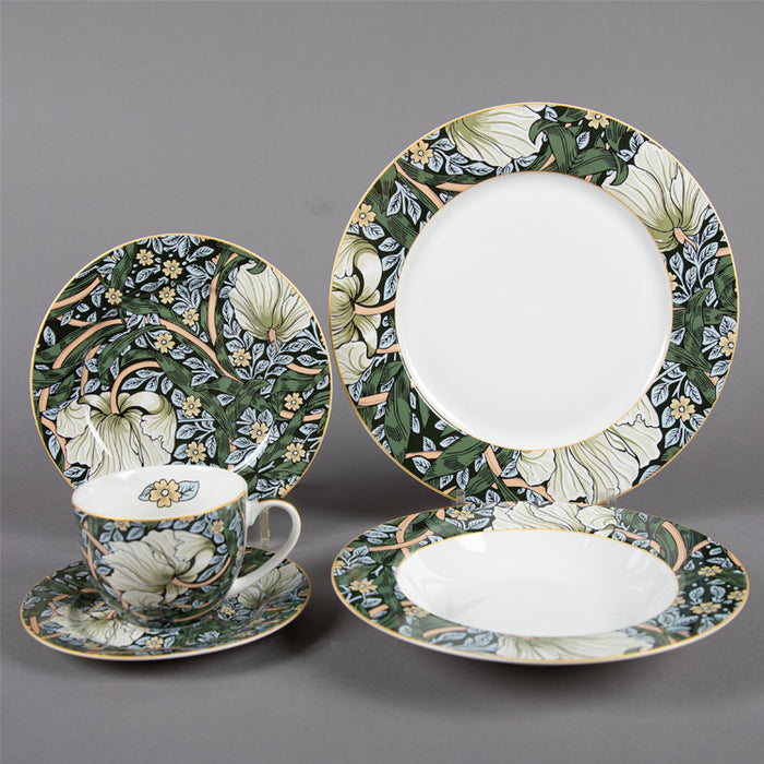 TAO HUI 20 PCS. DINNER SET GREEN FLOWERS (202024996)