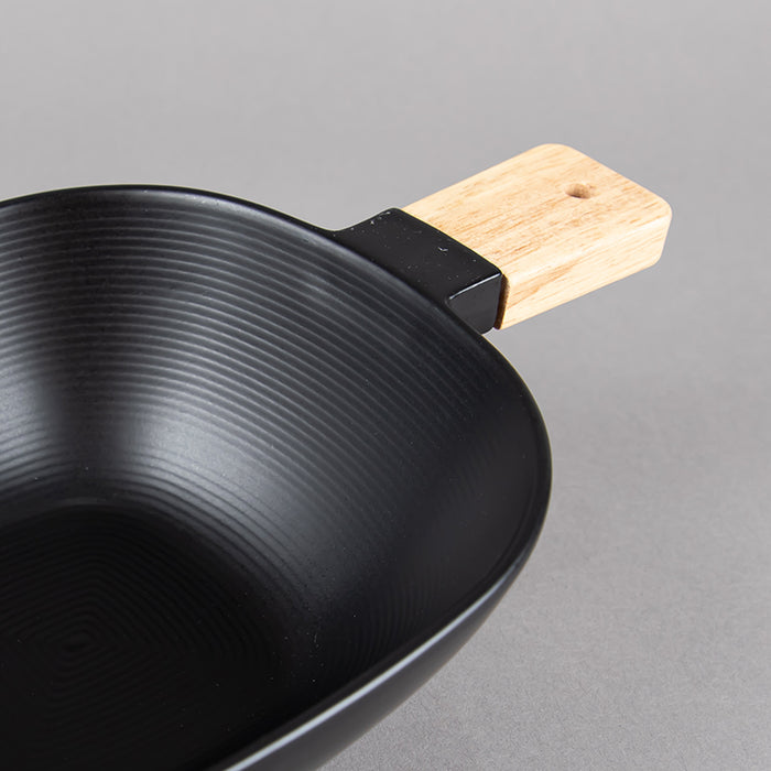 LINEAR TEXTURE LARGE BOWL SERVER STICK BLACK (202044356)