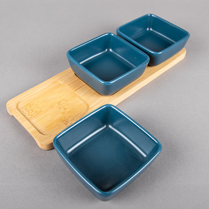 ENTERTAINER SET OF 3 BOWL NAVY (202044364)