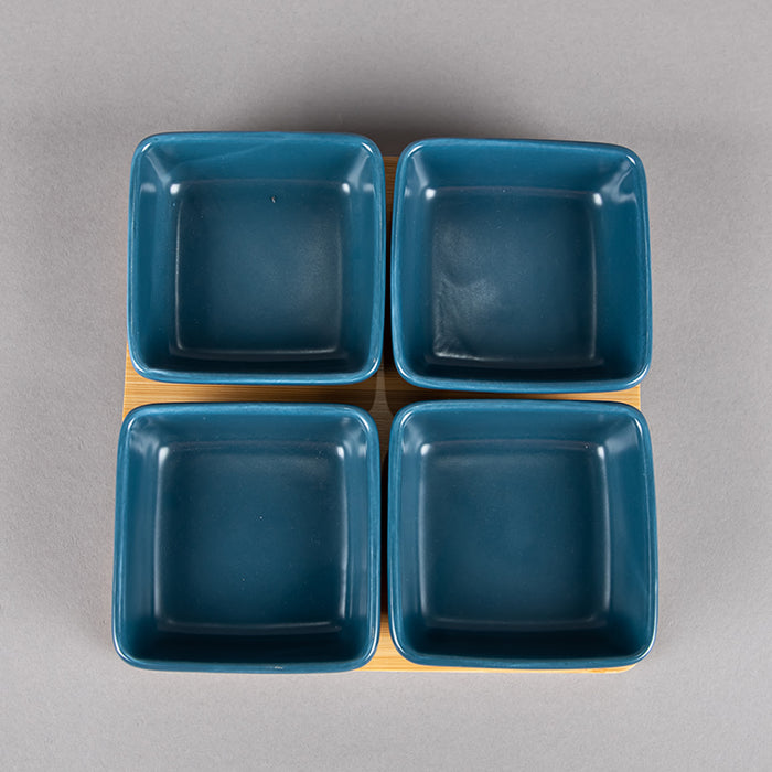 ENTERTAINER SET OF 4 BOWL NAVY (202044366)
