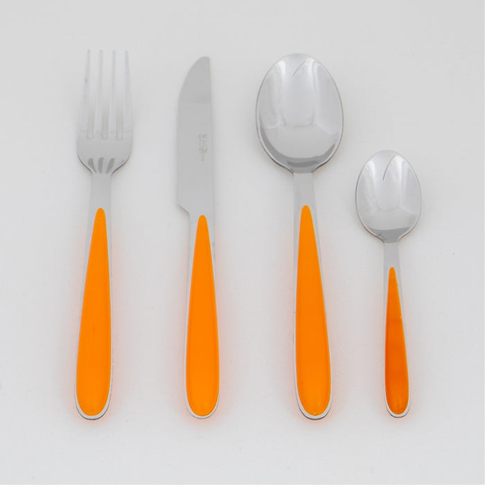 CARIBE 24PCS. CUTLERY SET ORANGE W/BOX (202061150)