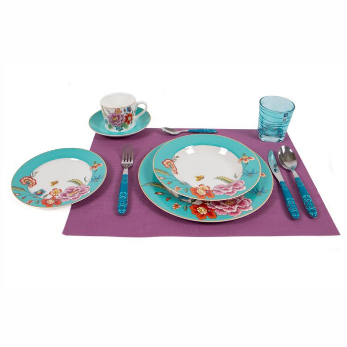 STECHCOL 20PC NBC DINNER BLUE/FLORAL (202028554)